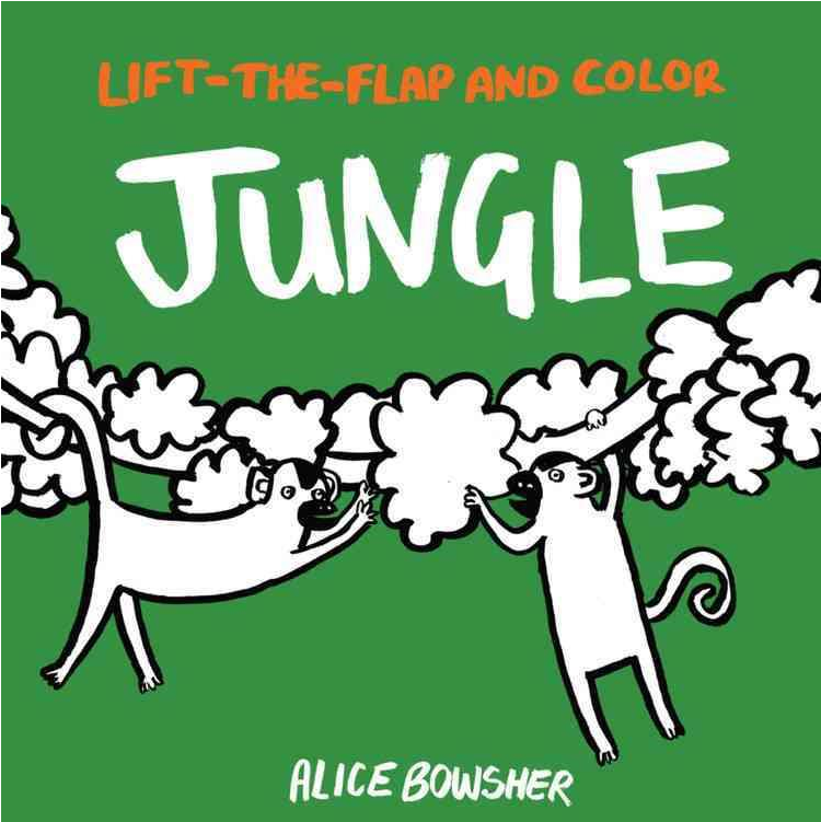 Ended - Lift-the-flap And Color Jungle [book] (1000x1000)