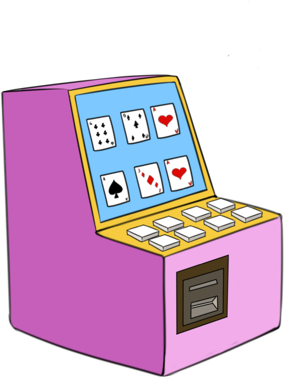 Video Poker - Clip Art (958x1150)