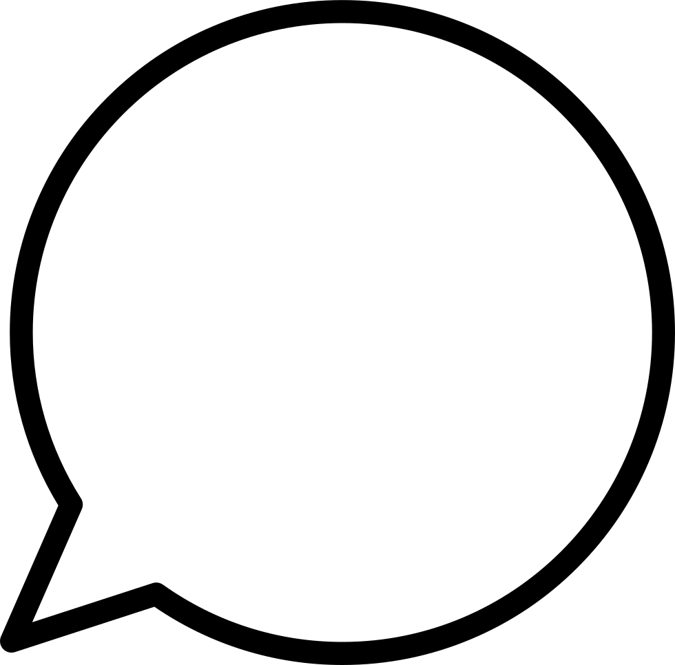 Single Line Enterprise Letter Comments - Circle (980x966)