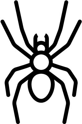 Big Spider Vector - Scalable Vector Graphics (400x400)