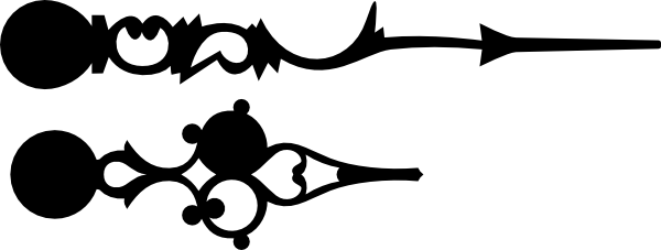 Clock Hands Clip Art (600x227)
