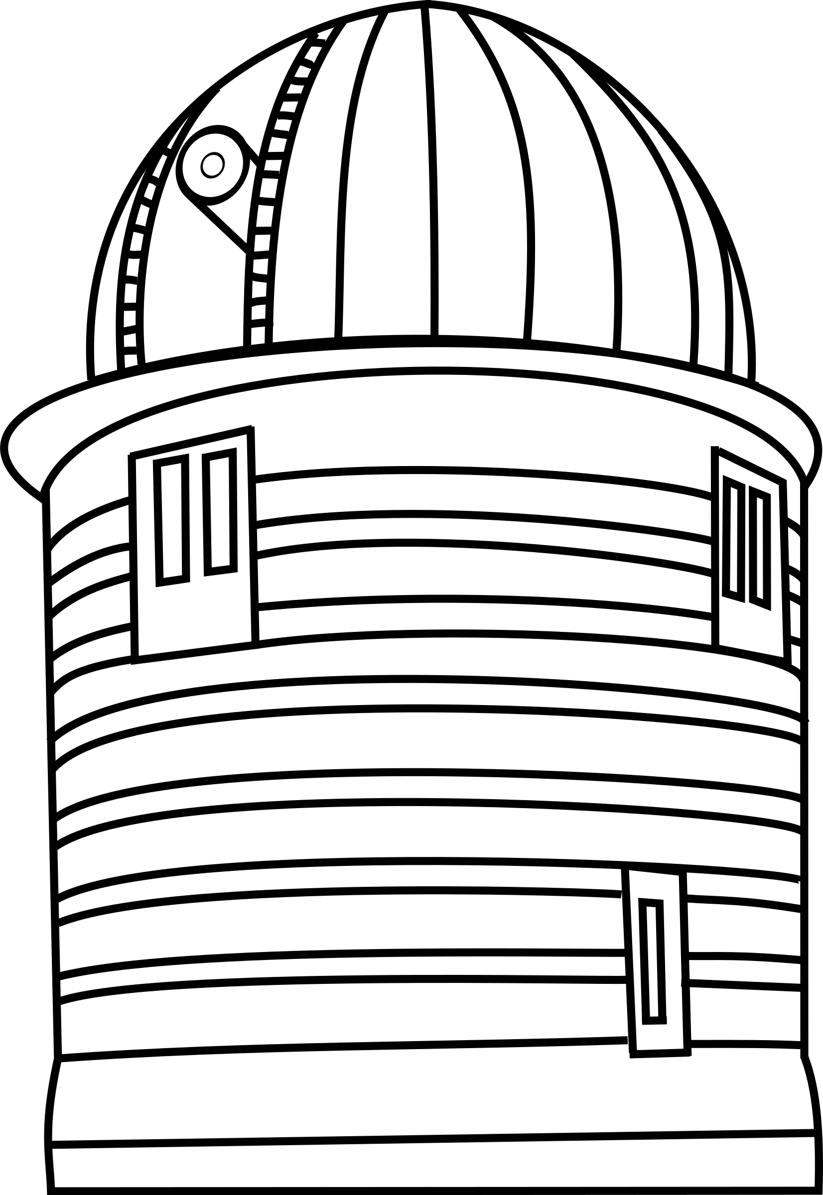 Big Image - Observatory Clipart (1652x2400)