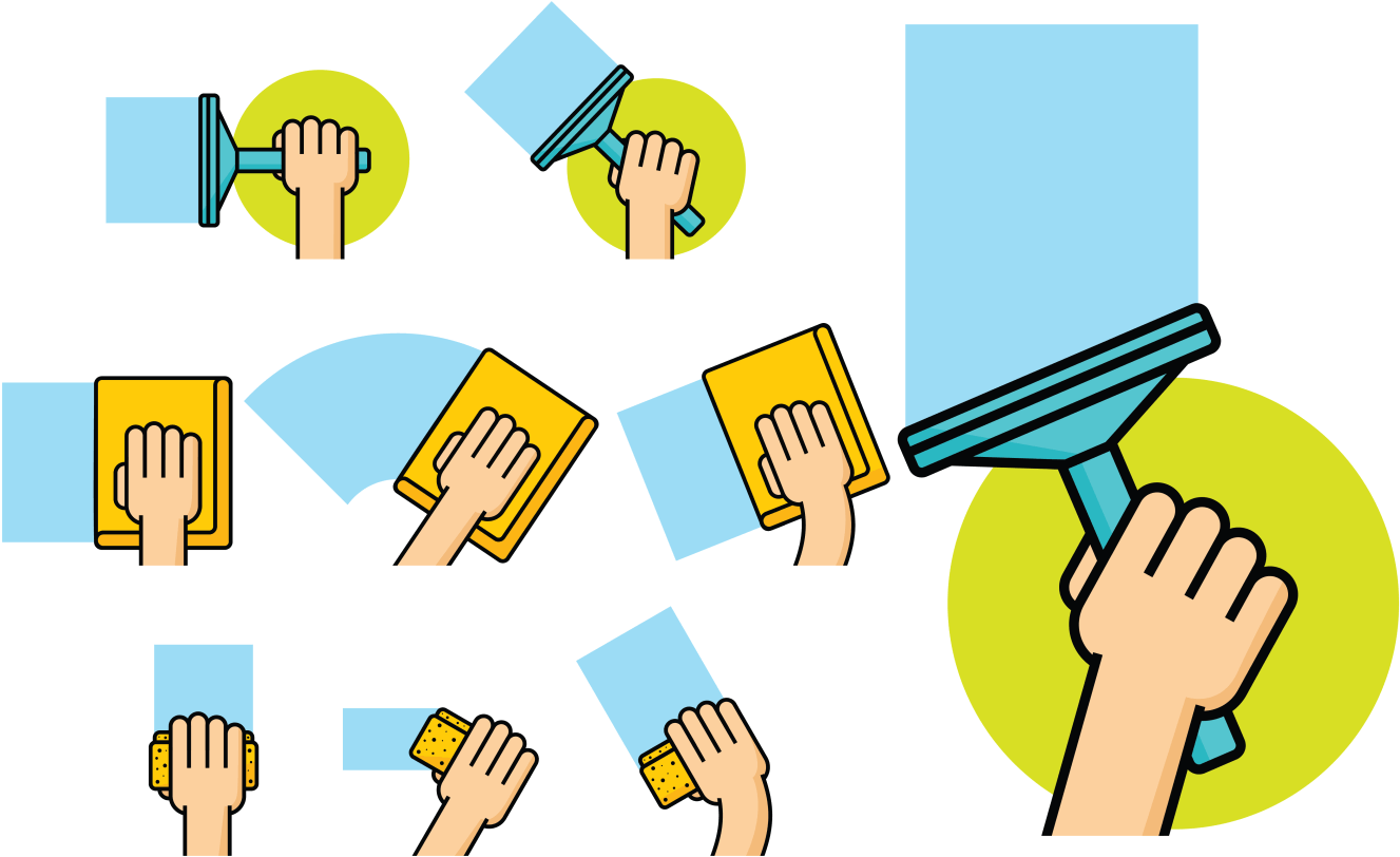 Vector Hand Wipe Icon - Hand Wiping Icon (1400x980)