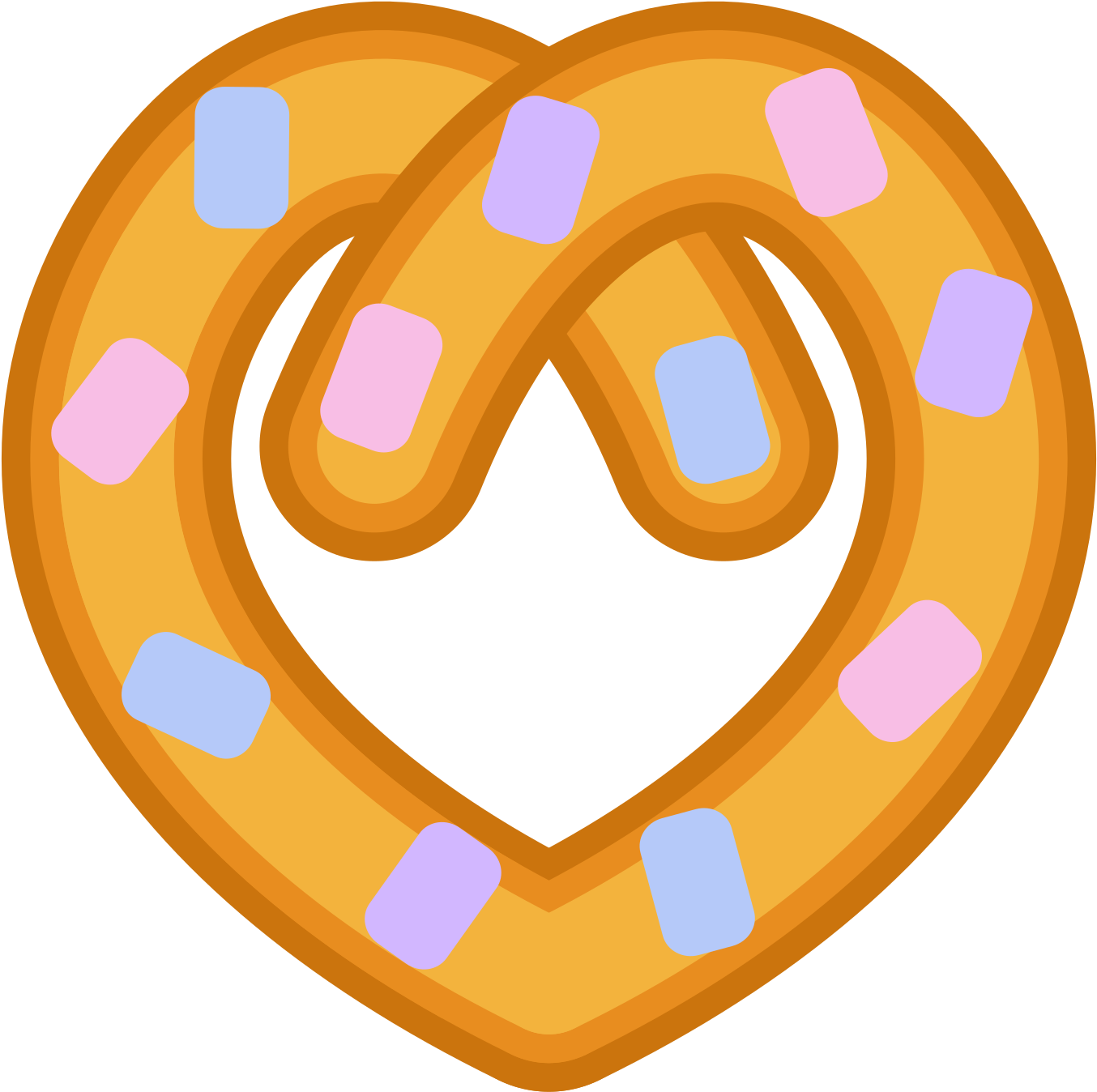 Straight As A Pretzel - Pretzel (1417x1417)