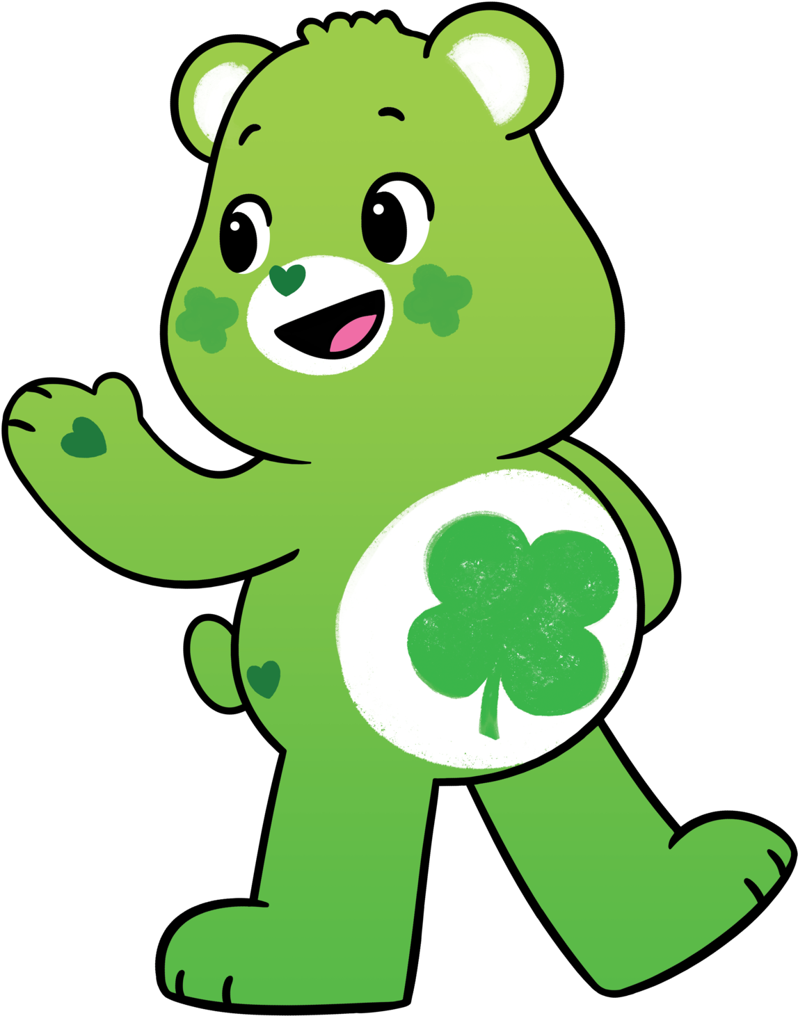 Good Luck Bear - Cartoon (1170x1486)