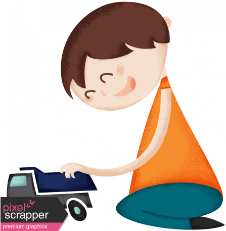 Sandbox Boy - Digital Scrapbooking (456x456)