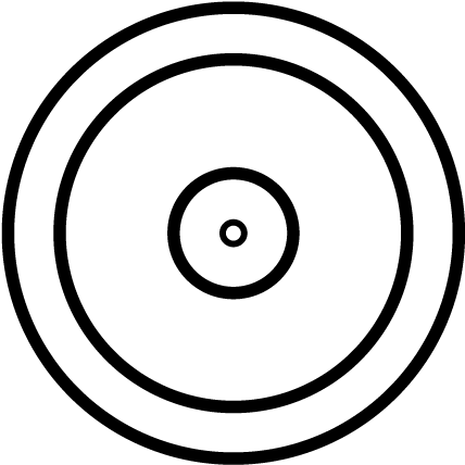 High Density Acrylic Platter - Icon (500x500)