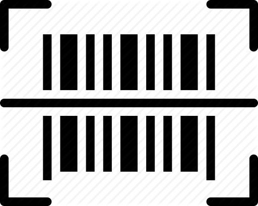 Barcode Logo Clipart Barcode Scanners Qr Code - Barcode Outline (512x409)