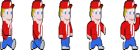 Bob - Single Row Sprite Sheet (640x222)