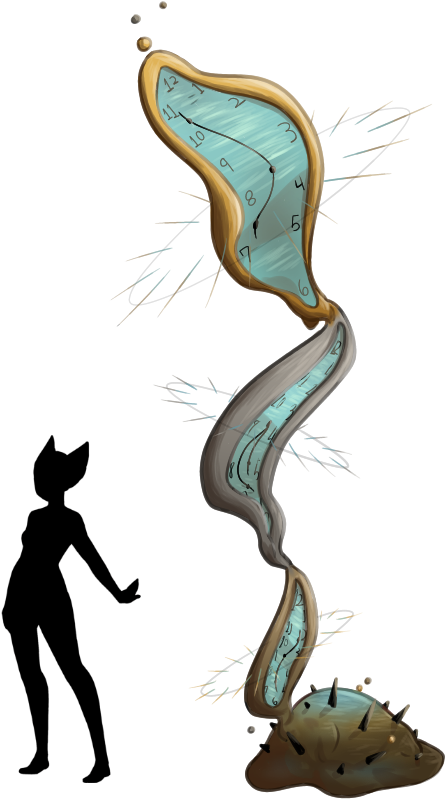 Persistence Clock By Hopedormir - Illustration (737x887)