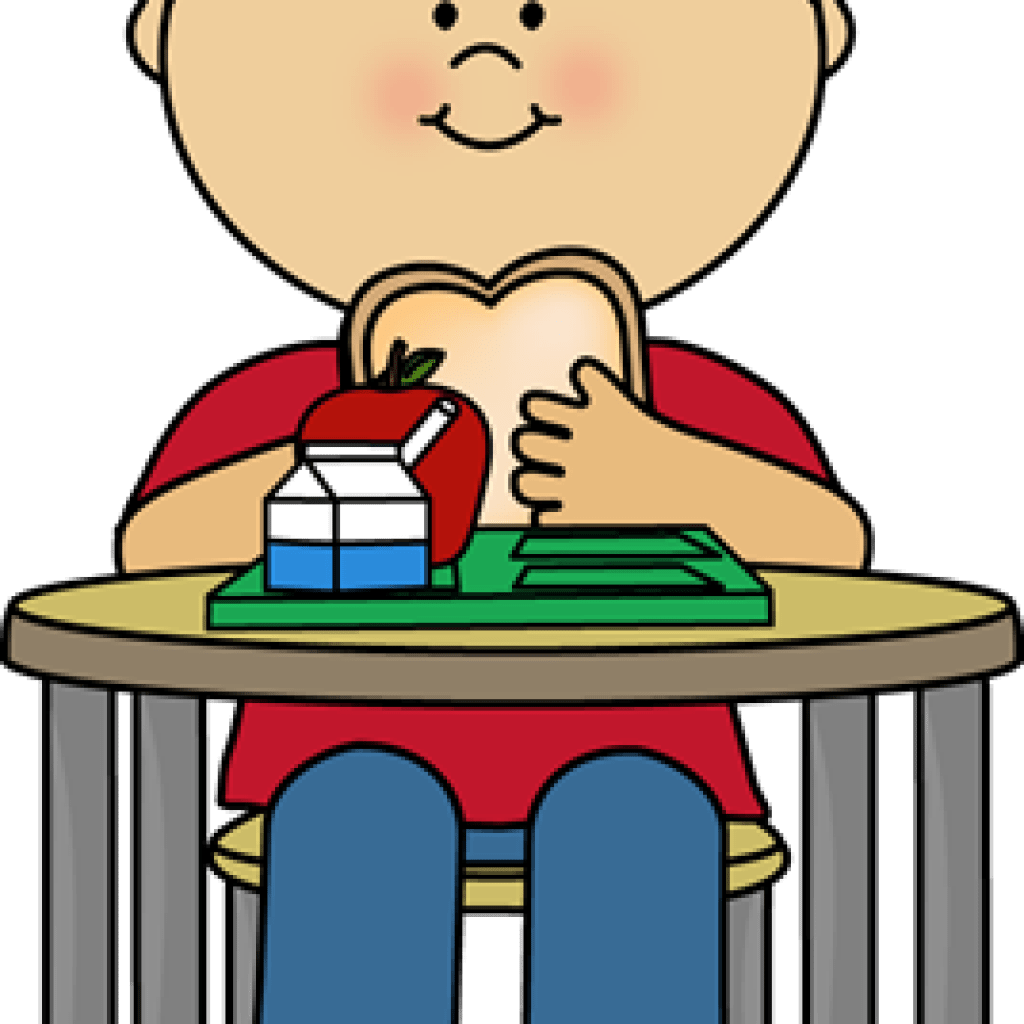 Clip Art Boy Eating (1024x1024)