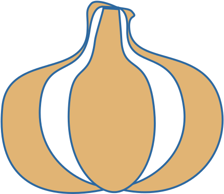 Picture Transparent Stock Garlic Vector Flat - Transparency (550x550)