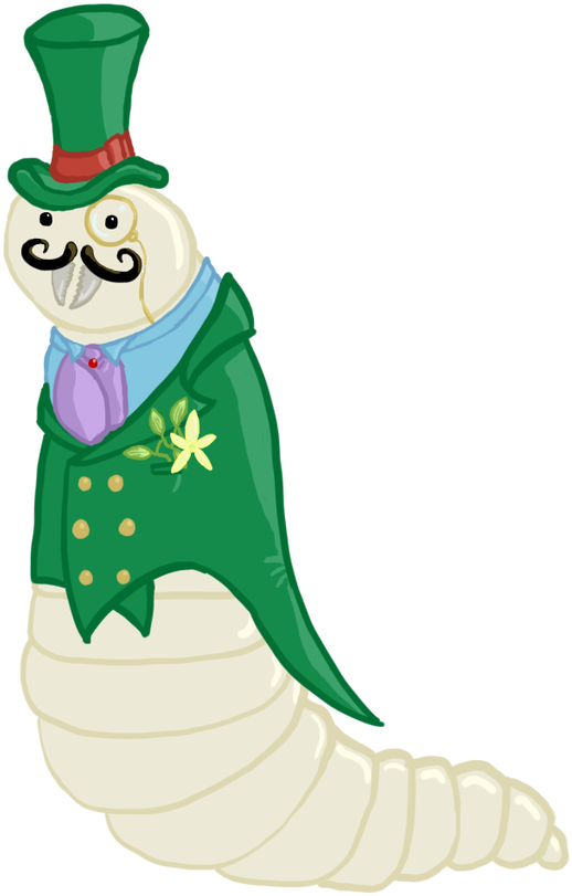 Fancy Maggot By Mrfancymaggot - Cartoon (1024x1024)