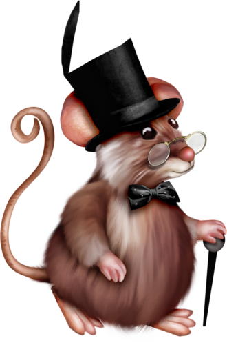 Imagens - Funny Mouse Clipart (330x500)