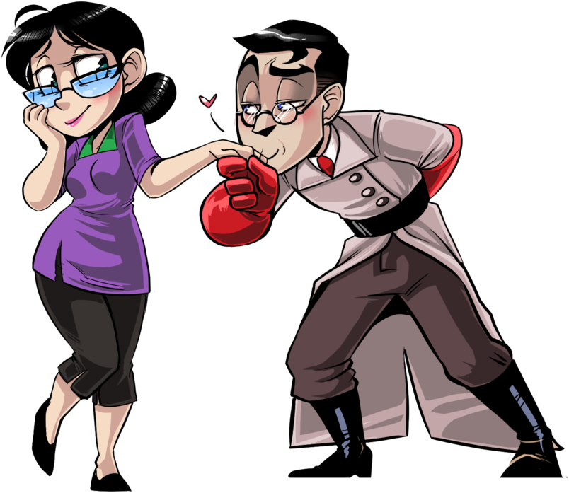 Blu Medic And Miss Pauling (900x784)