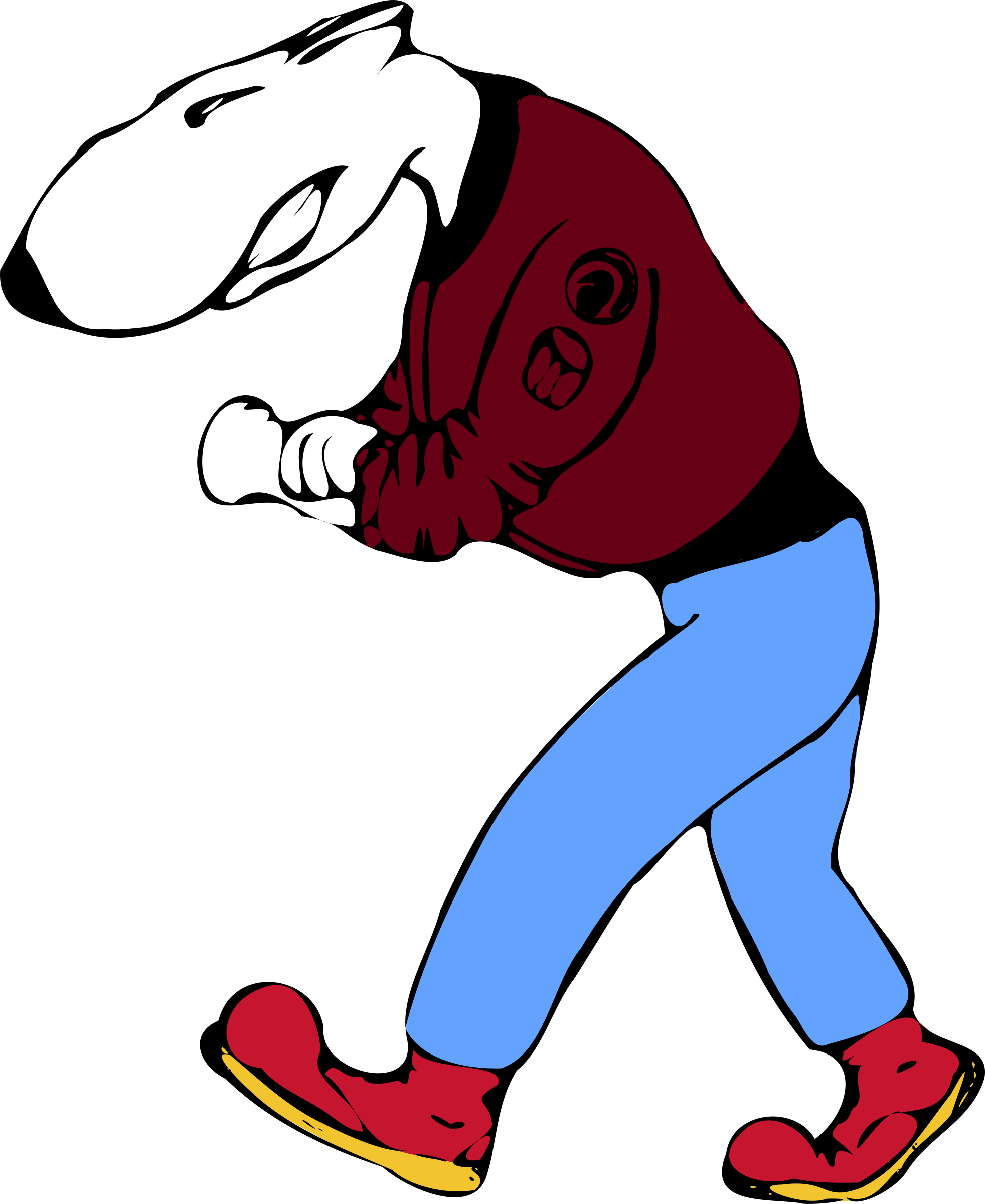 Skinhead Cartoon (1964x2400)