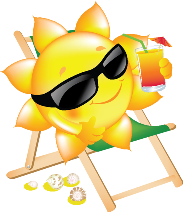 Sol, Lua, Nuvem E Etc - Cartoon Suns (600x695)