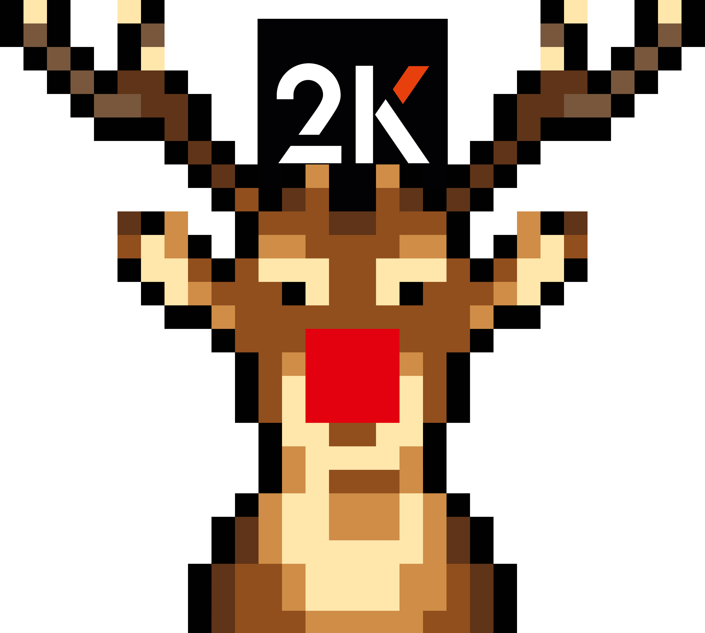 2k Logo Rentier - Wall Decal (2250x2021)