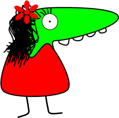 Topmodel Party - Cartoon (650x650)