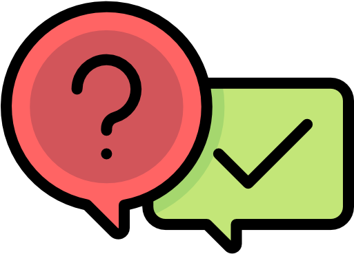 Direkte Erreichbarkeit - Question And Answer Vector (512x512)