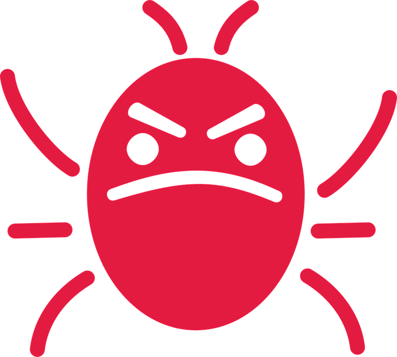 Embed Svg Via Object Or Iframe - Bug Icon (800x720)