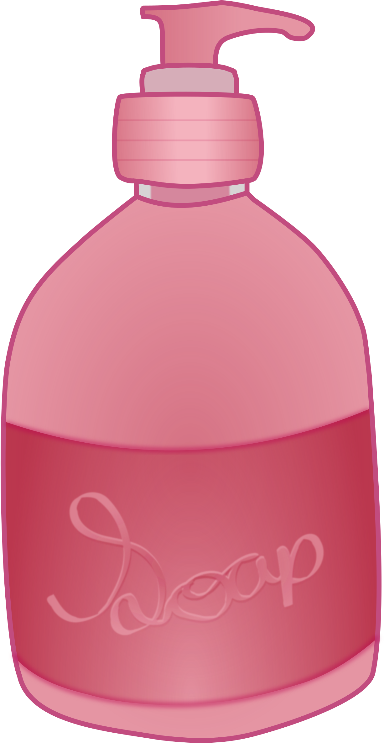 Big Image - Liquid Soap Clip Art (1251x2400)