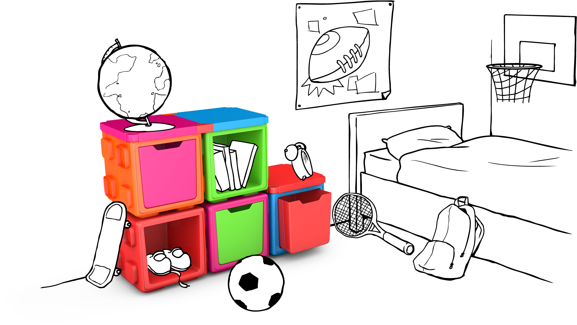 Complete Your Box With A Boxtop - Cartoon (2066x1163)