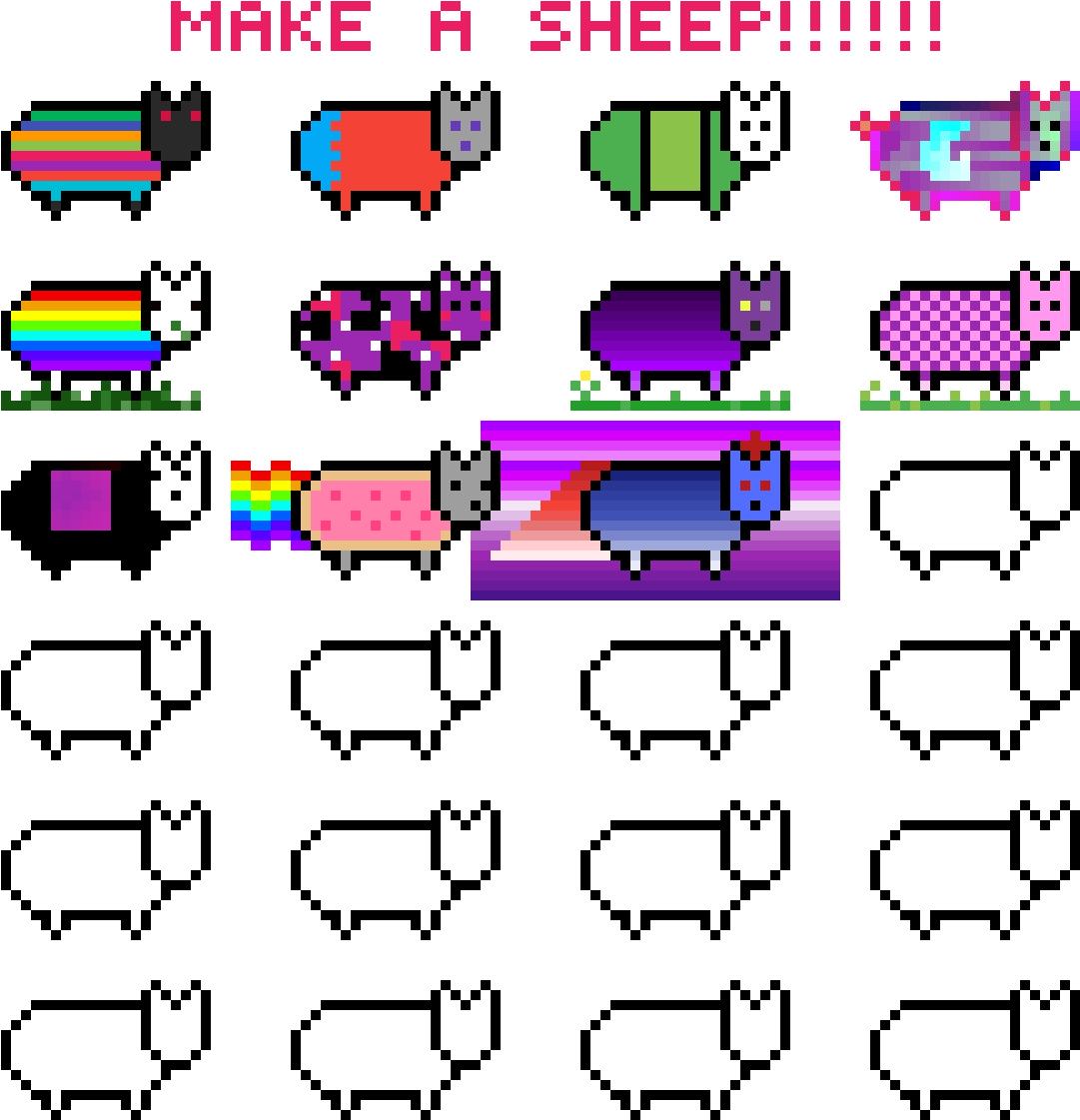 Make Your Own Sheep - Sheep (1200x1200)