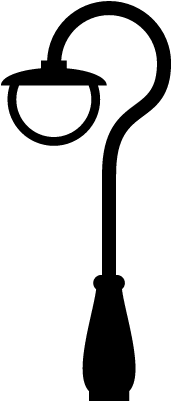 Lamp Post Vector - Lamp Post Icon (400x400)
