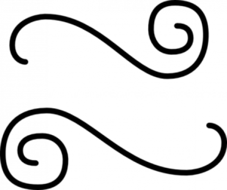 Drawing Scrolls - Scroll Lines In Art (450x377)