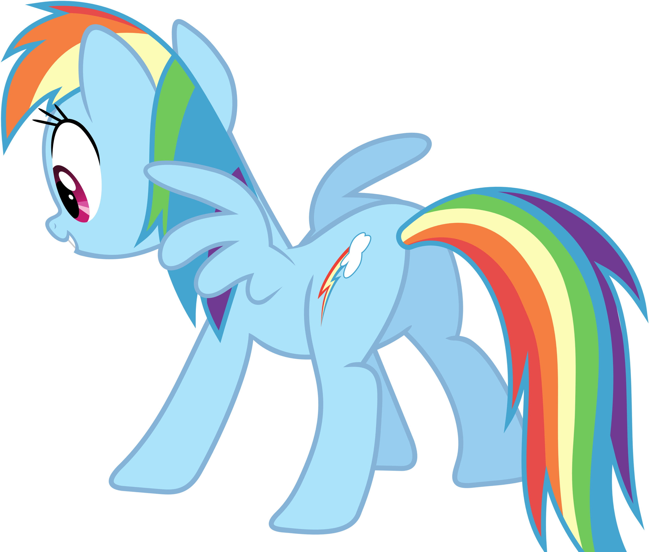 Rainbow Dash At The Spa By Pikamander2 - Rainbow Dash Dat Plot (2689x2231)