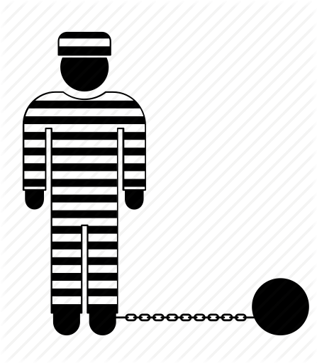 Guy In Prison Png (447x512)
