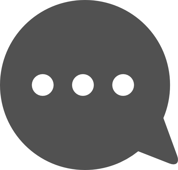 Speech Bubble With Dots (600x573)