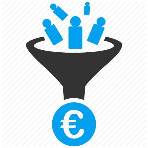 Sales Funnel Management - Lead Conversion Icon (512x512)