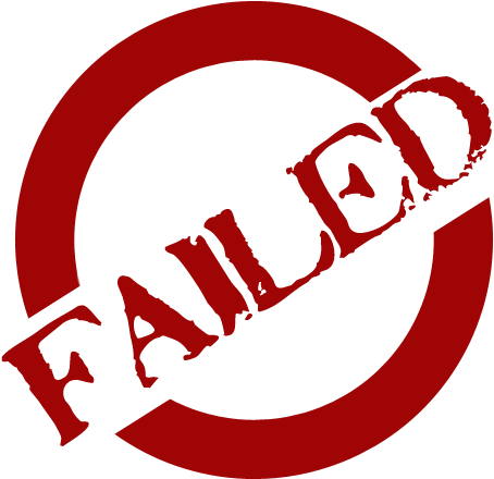 Failed-failed - Failed Png (600x539)