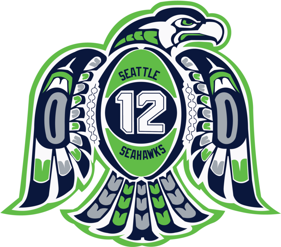 Seattle By Ahnina On - Seahawks Native (936x854)