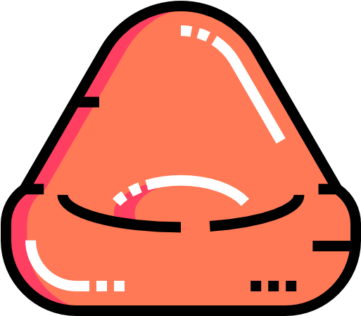 Bean Bag Free Icon - Bean (512x512)