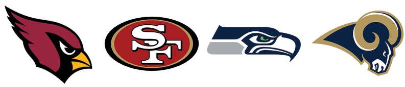 We - Nfc West Team Logos (800x250)