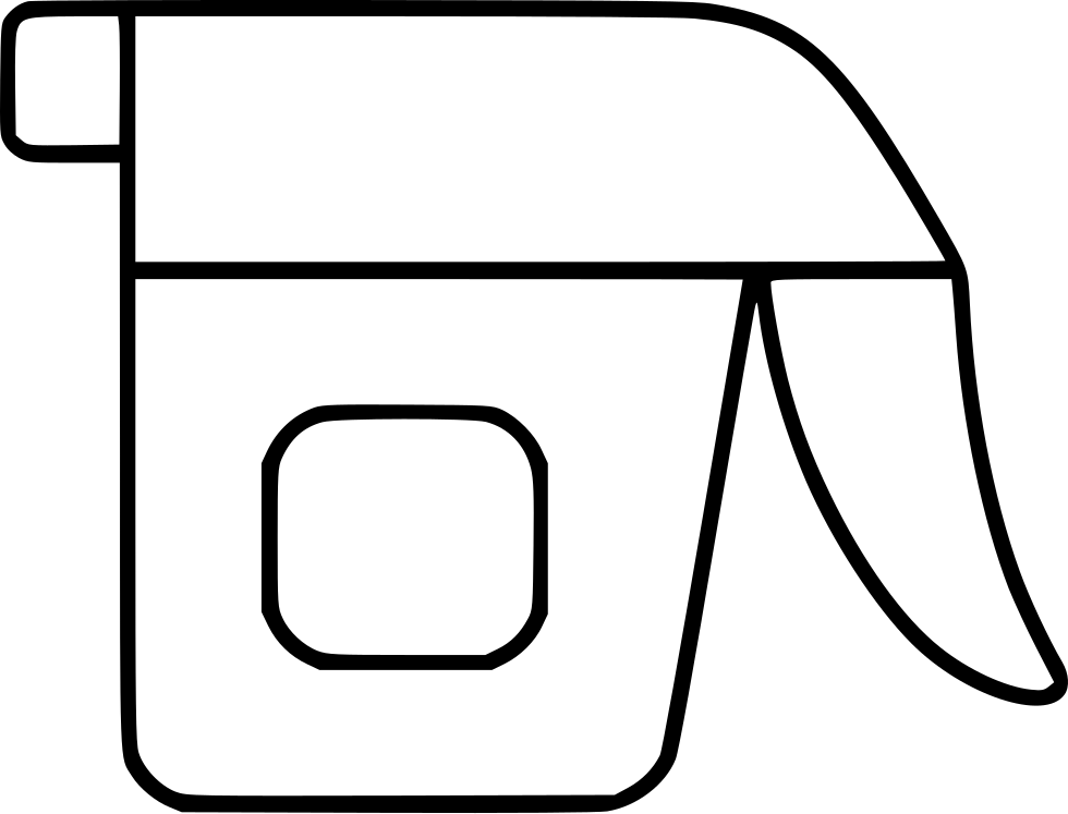 Staple Gun Comments - Line Art (980x747)