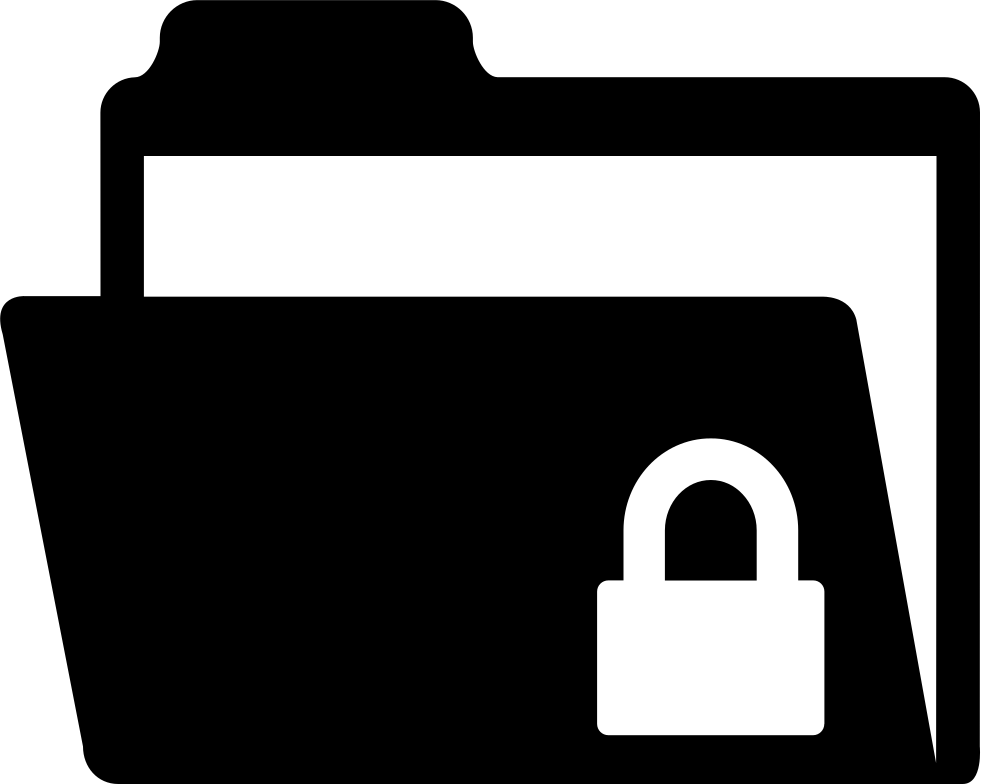 Locked File Folder Svg - Locked File Folder Svg (981x784)