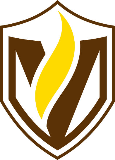 Master Separated Flame Shield - Valparaiso University Logo (393x547)