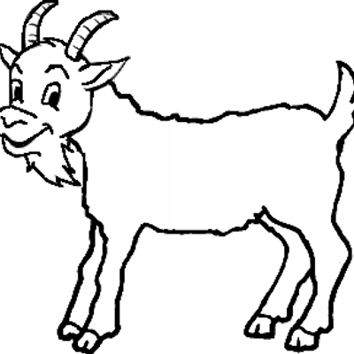 Mountaingoat Designs - Goat Coloring (400x400)