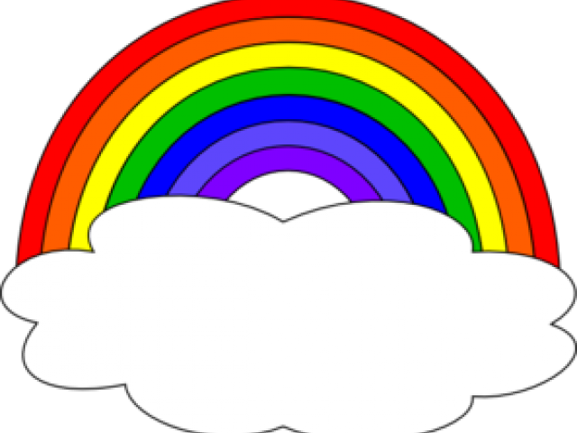 Cloud Clipart Rainbow - Cloud Clipart Rainbow (640x480)