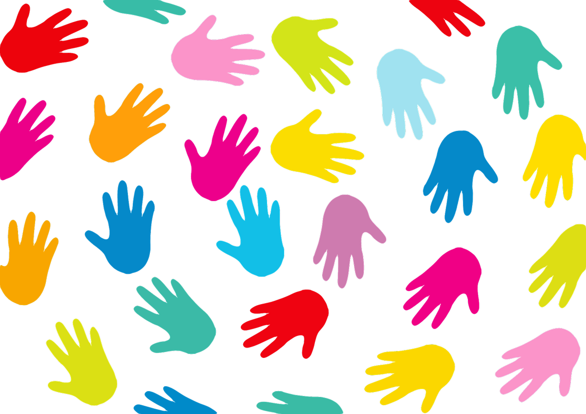 Loading Seems To Be Taking A While - Colourful Hands (1200x848)