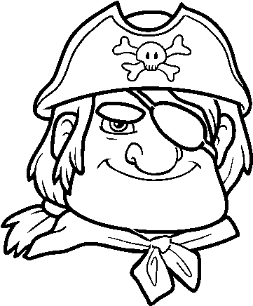 Pirate Coloringcrew Com - Pirate Coloringcrew Com (600x470)