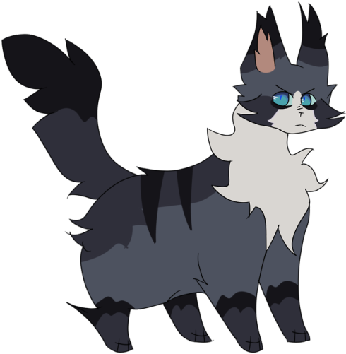 Crowfeather And Leafpool - Crowfeather And Leafpool (500x514)