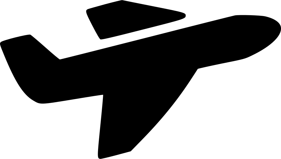 Plane Svg Simple Vector Free - Plane Svg Simple Vector Free (980x554)