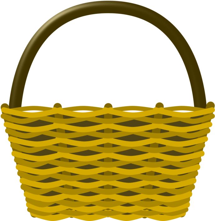 Easter Basket Hamper Computer Icons Picnic Baskets - Easter Basket Hamper Computer Icons Picnic Baskets (769x750)