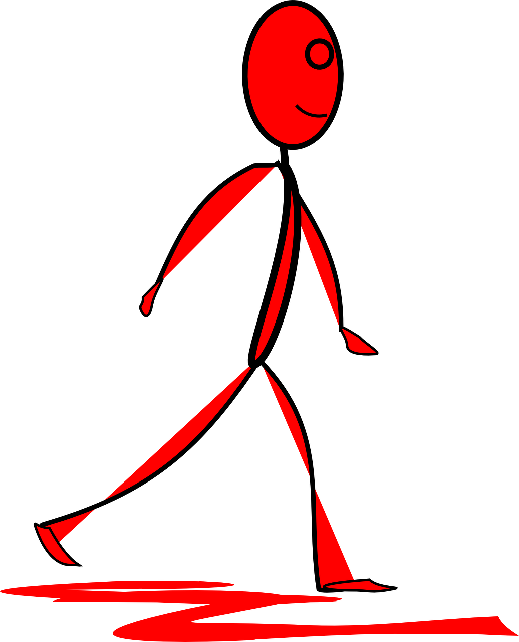 Walking Cane Clip Art (1036x1280)