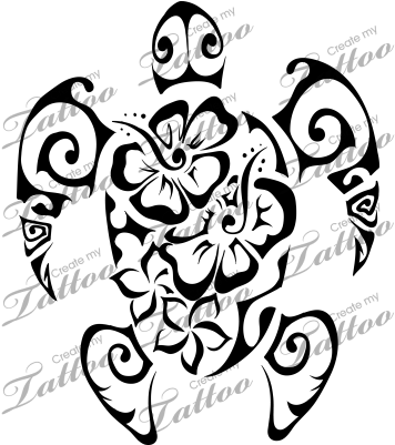 Honu Drawing Pattern - Honu Drawing Pattern (400x400)